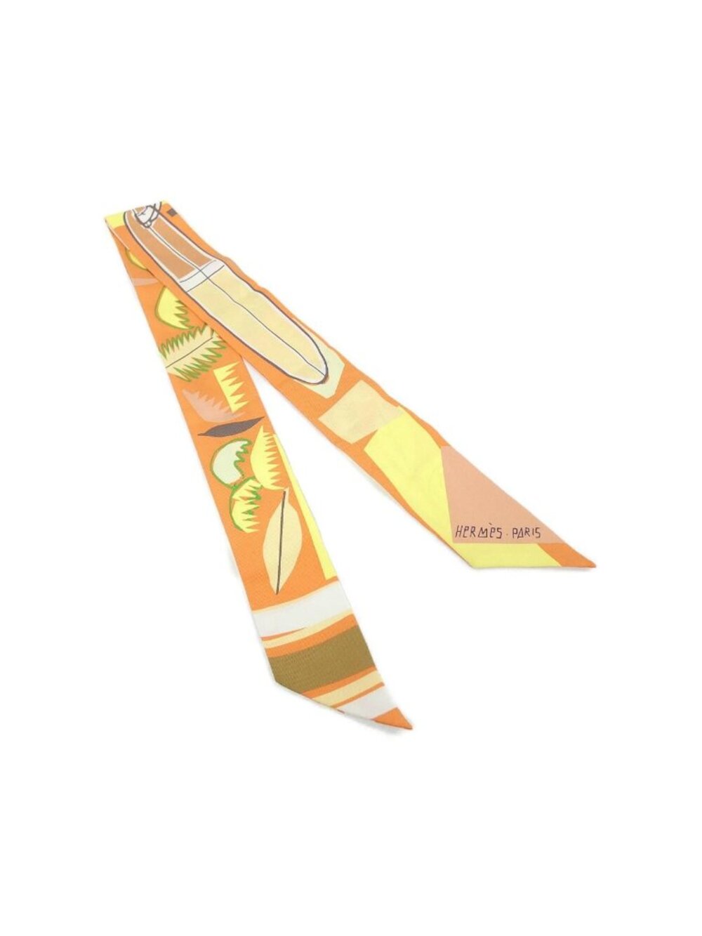 Hermes Sea Surf and Fun Twilly Scarf